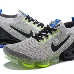 Womens/Mens Nike Air VaporMax Flyknit 3 Grey Blue Sneakers AJ6900-112