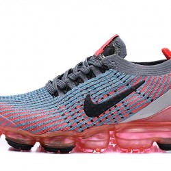 Womens/Mens Nike Air VaporMax Flyknit 3 Grey Red Sneakers AJ6900-601
