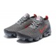 Womens/Mens Nike Air VaporMax Flyknit 3 Grey Red Sneakers CT1270-001