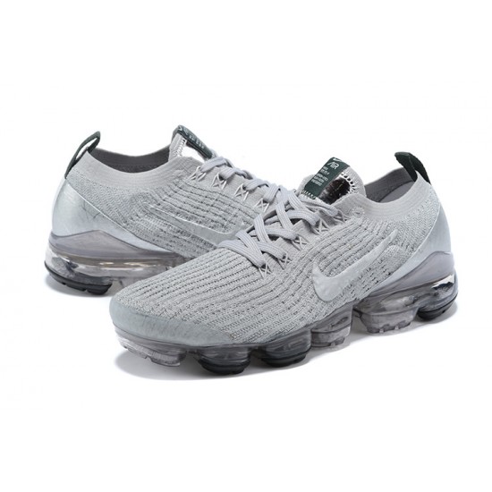 Womens/Mens Nike Air VaporMax Flyknit 3 Silver Grey Sneakers AJ6900-101