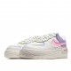 Nike Air Force 1 Shadow "Gel Pale Ivory Multi" Running Shoes CU3012 164 AF1 Womens Beige Pink