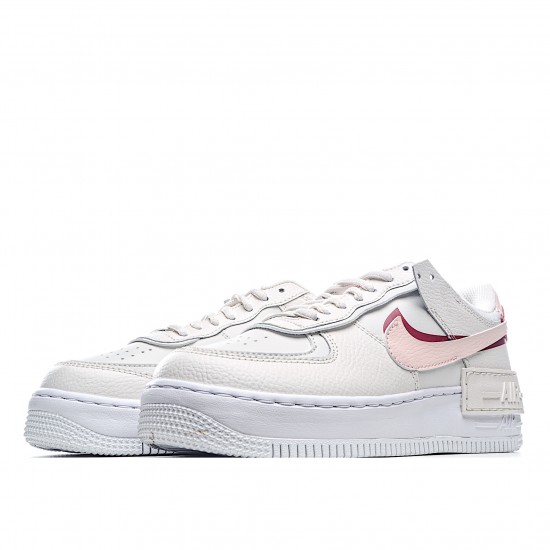 Nike WMNS Air Force 1 Shadow Phantom CI0919 003 AF1 Womens White Pink Red Running Shoes