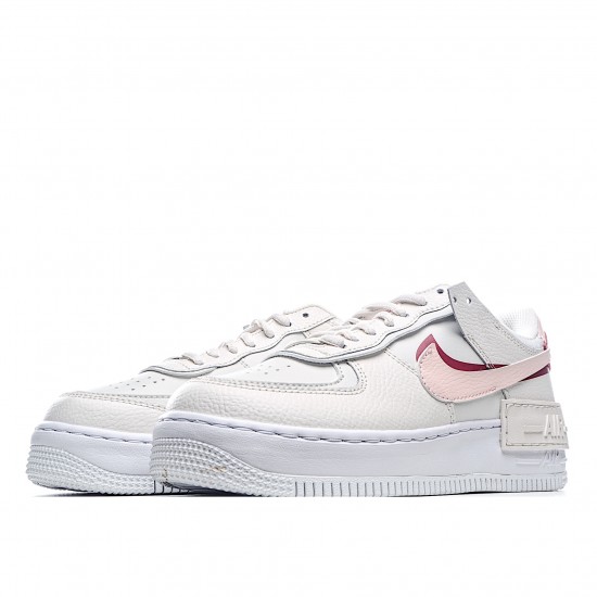 Nike WMNS Air Force 1 Shadow "Phantom" CI0919 003 AF1 Womens White Pink Red Running Shoes