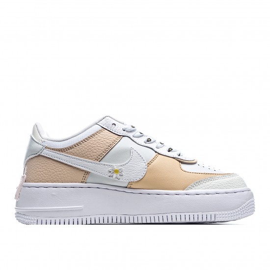 Nike WMNS Air Force 1 Shadow Spruce Aura Running Shoes CK3172 002 AF1 Womens Sail/Black/White