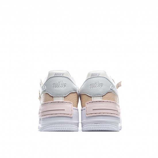 Nike WMNS Air Force 1 Shadow Spruce Aura Running Shoes CK3172 002 AF1 Womens Sail/Black/White