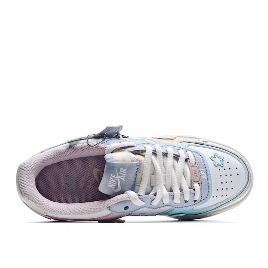 Nike WMNS Air Force 1 Shadow Tropical Twist CI0919 106 AF1 Womens White Blue