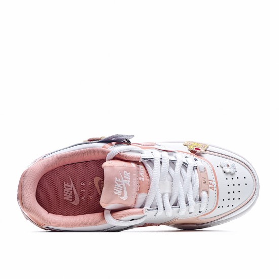 Nike WMNS Air Force 1 Shadow Tropical Twist CJ1641 101 AF1 Womens Pink Wihte