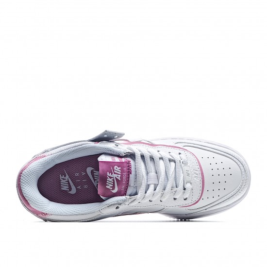 Nike WMNS Air Force 1 Shadow White Magic Flamingo CI0919 102 AF1 Womens Pink White Running Shoes