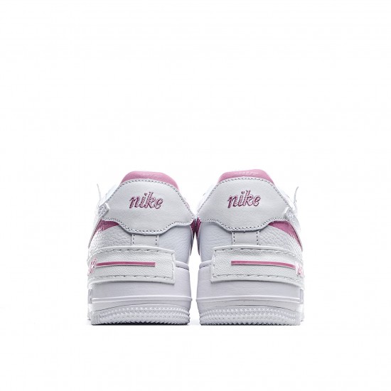 Nike WMNS Air Force 1 Shadow "White Magic Flamingo" CI0919 102 AF1 Womens Pink White Running Shoes