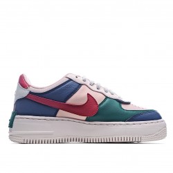 Nike Wmns Air Force 1 Shadow "Mystic Navy" C10919 400 AF1 Womens Pink Blue Running Shoes