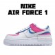 Nike Wmns Air Force 1 Shadow "Cotton Candy" CU3012 111 AF1 Womens White Pink Blue Running Shoes