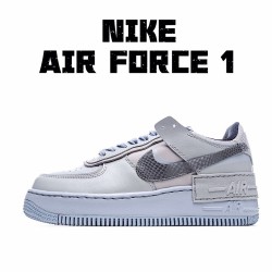 Nike WMNS Air Force 1 Shadow Running Shoes CV3027 001 AF1 Womens Gray Blue