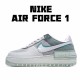 Nike WMNS Air Force 1 Shadow "Spruce Aura White" CW2655 001 AF1 Womens Gray Green