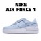 Nike WMNS Air Force 1 Shadow White Hydrogen Blue CV3020 400 AF1 Womens Blue