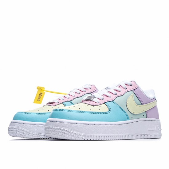 Nike Air Force 1 07 Easter Eggs Running Shoes CT3359 001 AF1 Unisex Multi Color
