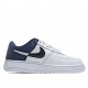 Nike Air Force 1 07 LV8 Midnight Navy BQ4420 400 AF1 Unisex White Blue