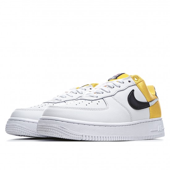 Nike Air Force 1 '07 LV8 "NBA Amarillo" BQ4420 700 AF1 Unisex White Yellow Black