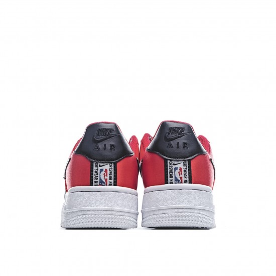 Nike Air Force 1 07 LV8 NBA BQ4420 600 AF1 Unisex White Red Black