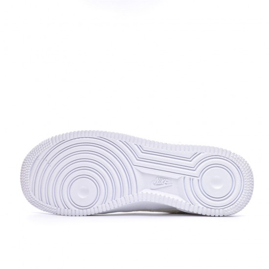 Nike Air Force 1 LX Tear Away White White/White-Multi-Color Running Shoes CJ1650 101 WMNS Snekaers