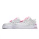 Nike Air Force 1 Low Double Air Grey/Pink Womens Running Shoes AF1 CJ4092 002