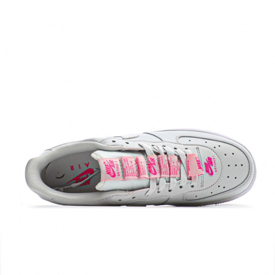 Nike Air Force 1 Low "Double Air" Grey/Pink Womens Running Shoes AF1 CJ4092 002