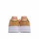 Nike Air Force 1 Low "Flax/White/Pink" Running Shoes DC1156 700 AF1 Unisex