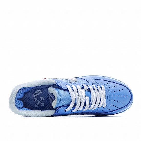 Off White x Air Force 1 MCA University Blue  Running Shoes CI1173 400 AF1 Blue/Silver Mens