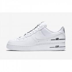 Nike Air Force 1 Low "Double Air" Running Shoes CJ1379 100 AF1 Black White Unisex
