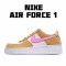 Nike Air Force 1 Low "Flax/White/Pink" Running Shoes DC1156 700 AF1 Unisex