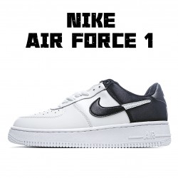 Nike Air Force 1 Shadow "Low Spurs" BQ4420 100 AF1 Unisex Black White
