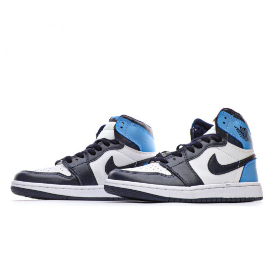 Air Jordan 1 Retro High OG "Obsidian" Blue/Navy/White 555088 140 Unisex