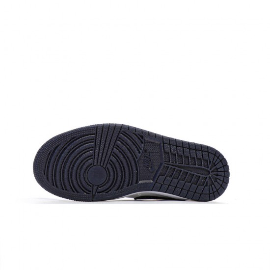 Air Jordan 1 Retro High OG Obsidian Blue/Navy/White 555088 140 Unisex