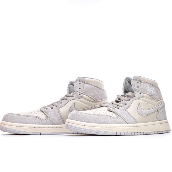 Air Jordan 1 Retro High Pale Ivory Pale Ivory/Phantom-Sail AH7389 101 Unisex AJ1 Basketball Shoes