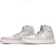 Air Jordan 1 Retro High "Pale Ivory" Pale Ivory/Phantom-Sail AH7389 101 Unisex AJ1 Basketball Shoes