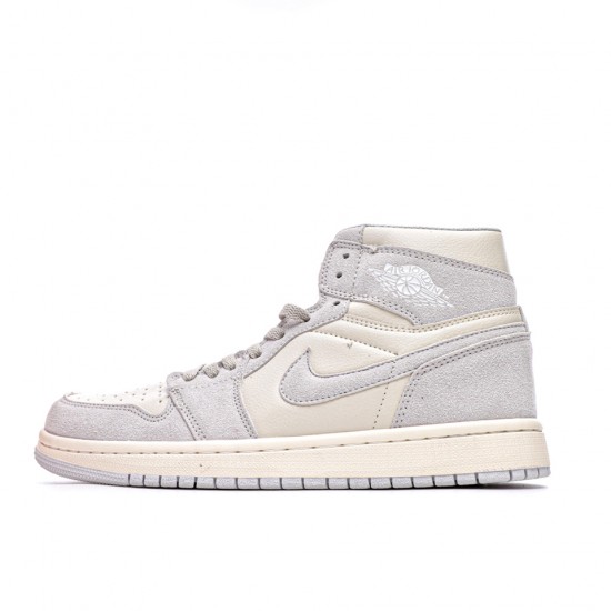 Air Jordan 1 Retro High "Pale Ivory" Pale Ivory/Phantom-Sail AH7389 101 Unisex AJ1 Basketball Shoes