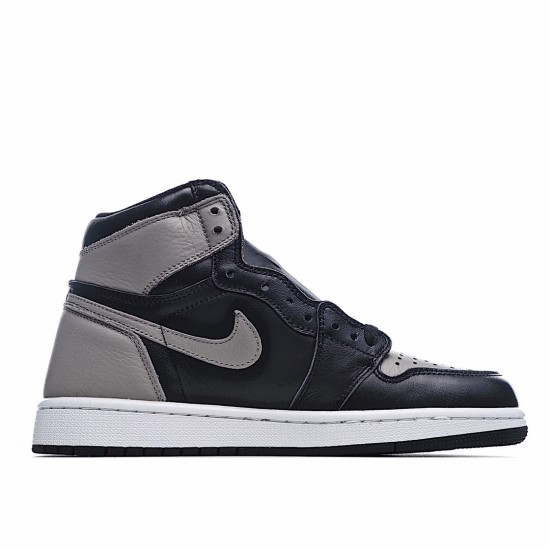 Air Jordan 1 Retro High OG Shadow 555088 013 Unisex AJ1 Black Gray Jordan