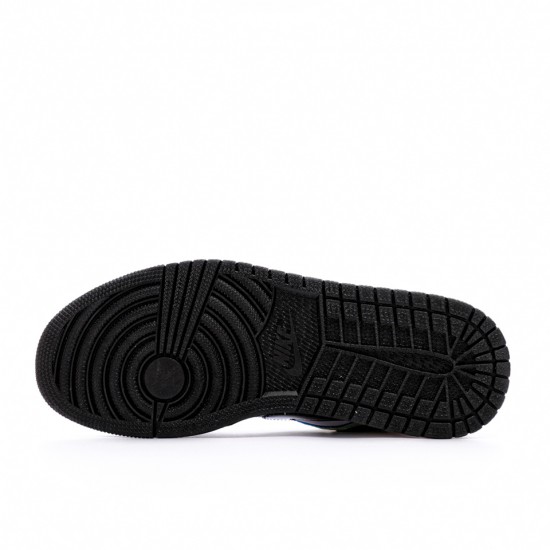Air Jordan 1 Mid SE Multi-Color White/Black-Lightbulb-Team Orange CW1140 100 Unisex AJ1
