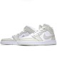 Air Jordan 1 Mid Spruce Aura White/Spruce Aura-Spruce Aura CV5280 103 AJ1 Unisex Basketball Shoes