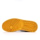 Air Jordan 1 Mid Yellow Toe Black Black/Varsity Maize-White 852542 071 Unisex AJ1 Basketball Shoes