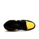 Air Jordan 1 Mid "Yellow Toe Black" Black/Varsity Maize-White 852542 071 Unisex AJ1 Basketball Shoes