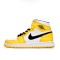 Air Jordan 1 Mid SE "Lakers" White/Yellow/Black 852542 700 Unisex AJ1 Basketball Shoes