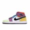 Air Jordan 1 Mid SE "Multi-Color" White/Black-Lightbulb-Team Orange CW1140 100 Unisex AJ1