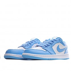 Air Jordan 1 Low "UNC" White/Blue Casual Shoes AO9944 441 AJ1 Unisex