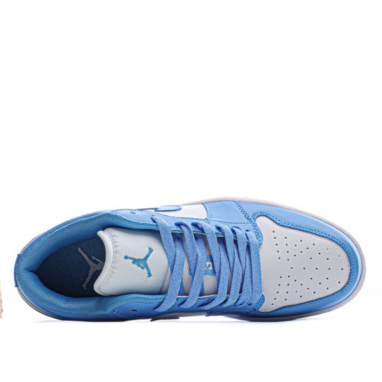 Air Jordan 1 Low "UNC" White/Blue Casual Shoes AO9944 441 AJ1 Unisex