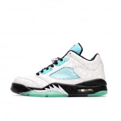 Air Jordan 5 Retro "Island Green" White/Black-White-Island Green CN2932 100 Unisex AJ5