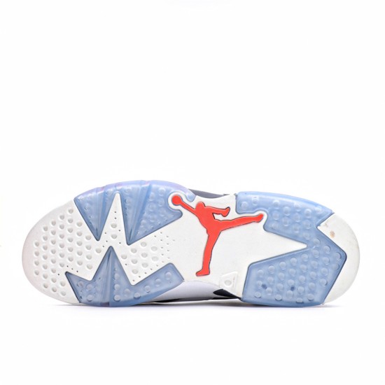 Air Jordan 6 Retro Tinker White/Infrared 23 Neutral Grey Obsidian 384665 104 Unisex AJ6