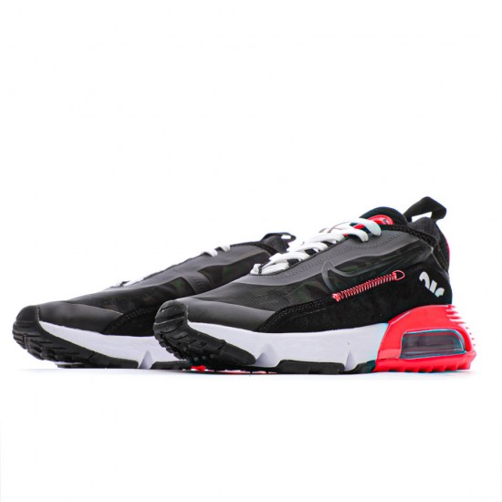 Nike Air Max 2090 Infrared Duck Camo Infrared/Black-Dark Sage/Baroque Brown CU9174 600 Mens Running Shoes
