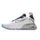 Nike Air Max 2090 "White/Black-Pure Platinum-Bright Crimson" Running Shoes CT7698 100 Unisex