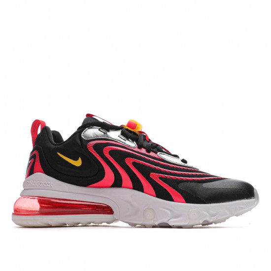 Nike Air Max 270 React "Black/Red/Yellow" Unisex Running Shoes