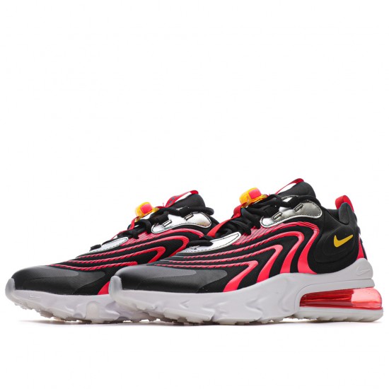 Nike Air Max 270 React "Black/Red/Yellow" Unisex Running Shoes